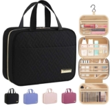 HOTOR Travel Toiletry Bag – Toiletry Bags for Women/Men with Hanging Hook