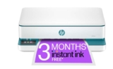 HP ENVY 6122e All-in-One Wireless Colour Printer with 3 Months Instant Ink & Claim £30 HP Cashback