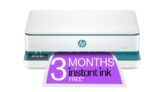 HP ENVY 6122e All-in-One Wireless Colour Printer with 3 Months Instant Ink & Claim £30 HP Cashback