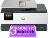 HP OfficeJet Pro 8122e All-in-One Printer Colour Printer for Home Print, Scan, Copy Automatic document feeder 3 Months of free Instant Ink Up to 3 years Warranty