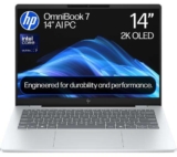 HP OmniBook 7 AI 14 Laptop – Intel Core Ultra 7, 1 TB SSD, Silver – Free C&C