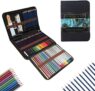 HTI Fairfax & Co 72-Piece Sketching & Drawing Pencil Set Artist Kit with Shading, Colouring & Charcoal Pencils Portable Art Supply Case for Kids, Adults & Beginners