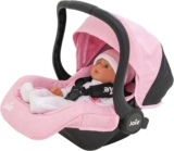 HTI Joie Junior I-Gemm Dolls Car Seat Comfort Carry Along Chair Baby Doll Travel With Storage Integrated Strap Fits up to 45cm Prams, Pushchairs and Accessories Ages 3, 34.528.847 cm