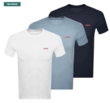 HUGO 3 Pack Crew Neck T Shirts (Sizes XS – XXL) – w/code