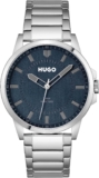 HUGO Analogue Quartz Watch for Men Collection First – Available with Stainless Steel Bracelet or Leather Strap