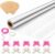 HURUC Clear Cellophane Wrap Roll 80cm x 30m Extra Wide 2.5 Mil Wrapping Paper for Gift Wrapping, Florist Packing, Basket Hampers, Christmas & Birthday Gifts (Folded)