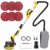 HYCHIKA Electric Power Drywall Sander with Vacuum and Extendable Handle, 6 Speed Control & 360 LED Ring Strip – Prime Deal
