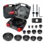 HYCHIKA Hole Saw Set, 19-Pcs, 19mm-152mm for Soft Wood