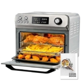 HYSapientia 24L Air Fryer Oven With Rotisserie Large XXL 1800W 10in1 airfryer Countertop Convection Mini Toaster Oven Stainless steel inner