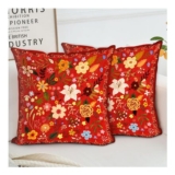 HZYKDWD Floral Pillow Covers 65 X 65cm – Set of 2 – Red