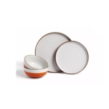 Habitat 12 Piece Stoneware Dinner Set – Rust Speckle