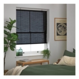 Habitat Bamboo Black Roller Blind – 90cm