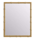 Habitat Bamboo Effect Wooden Wall Mirror – 53x43cm – Free C&C