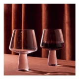 Habitat Block Stem Set of 4 Red Wine Glasses