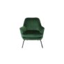 Habitat Celine Velvet Accent Chair – Green