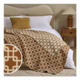 Habitat Chain Geo Woven Throw – Brown – 125x150cm