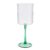 Habitat Coloured Stem Wine Glass Green