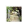 Habitat Eve 2 Seater Folding Metal Garden Bistro Set- Yellow