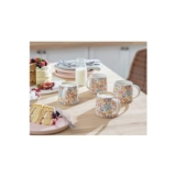 Habitat Floral Ripple Set of 4 Mugs