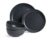 Habitat Matte Glaze 12 Piece Stoneware Dinner Set – Charcoal – Free C&C