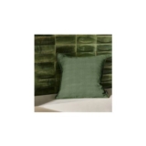 Habitat Pack of 2 Herringbone Cushion Cover Moss Green