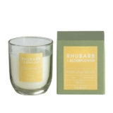 Habitat Scented Boxed Candle – Rhubarb & Elderflower – 120g
