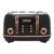 Haden Heritage Black Toaster 4 Slice