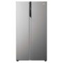 Haier American Fridge Freezer Non Ice & Water HSR5918DNMP – Platinum Inox – Delayed Dispatch