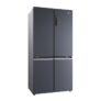 Haier HCR5919ENMB Cube 90 Series 5 528L Multidoor American Fridge Freezer Total No Frost, Brushed Black, Rated E With Discount