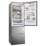 Haier HTW5618EWMG 60cm MyZone Frost Free Fridge Freezer With Water STAINLESS STEEL