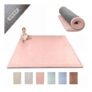 Hakuna Matte Premium Large Coral Velvet Baby Play Mat Pink