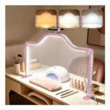 Half Moon Nail Desk Light with Phone Holder (Rose)