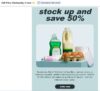 Half Price Wednesday – 50% off Groceries from Selected Sainsburys, Iceland, Asda, and More