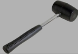 Halfords 12oz Rubber Mallet – Free C&C