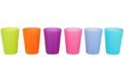 Halfords Plastic Tumblers set of 6 £1.00 Reduced from £3.50. 6 different colours.