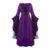 Halloween Costumes for Adult Women Gothic Skeleton Long Black Dress