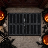 Halloween Door Mat, Spooky Front 3D Doormat for Indoor Doorway, Porch (Grey-Girl)