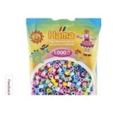 Hama Pastel Beads 1000 Pieces