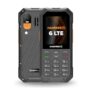 Hammer 6 LTE Rugged Button Phone, 2500mAh Removable Battery, 2.4 Inch IPS Screen, IP68 & MIL-STD-810H, SOS Button, Torch, 4G VoLTE