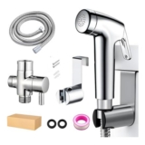 Handheld Bidet Sprayer Kit with 1.5m Hose, Holder & T-Adapter