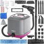 Handheld Steam Cleaner, 2000W High Pressure Steamer, 1200ml Tank 25-Piece Accessories, 2 Steam Modes, Chemical-Free, for Floor, Carpet, Sofa, Window, Car, Multi-Surface Stain Removal