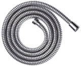 Hansgrohe Metaflex Shower Hose, 1.25m, Anti-kink & Flexible, Chrome Effect, Coil Wrap