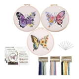HapSmile 3 Piece Embroidery Kits