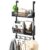 HapiRm Over The Door Hanger – Over Door Hooks with 2 Mesh Baskets & 9 Hook