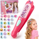 Hapikids Toys for 5 6 7 8 9 10 Year Old Girls Gifts, Hair Accessories for Girls Toys Birthday Presents for 5-12 Year Old DIY Hair Styling Hair Braiding Kit Kids Hair Princess Decoration Braids Kit
