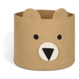 Happy Fox Collapsible Cotton Rope Laundry and Toy Basket