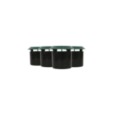 Harbour Housewares Slug & Snail Beer Traps – Green/Black – Pack of 4