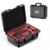 Hard Carrying Waterproof Case for Nintendo Switch 2 with Soft Lining & Accessory Compartments – Black 13.7x10x5.9 inch