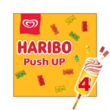 Haribo Haribo Push-Up Strawberry & Vanilla Ice Cream Lollies 4 x 85ml