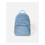Harper Light Blue Corduroy Triple Zip Backpack